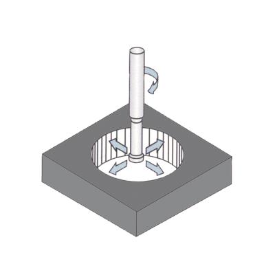 TSCHORN Kantavkännare Ø10 mm probe och Ø10 mm skaft